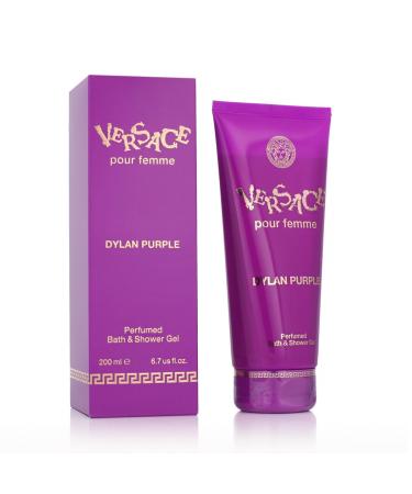 Versace Dylan Purple Perfumed Bath & Shower Gel for Women 6.7 Ounce / 200 ml