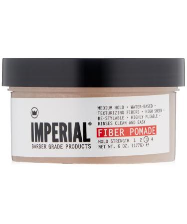 Imperial Barber Fiber Pomade  6 oz Original Scent 6 Ounce (Pack of 1)