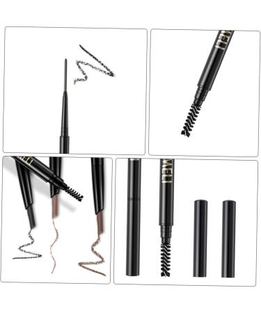 Beavorty 3pcs 2 1 Eyebrow Makeup Tools Eyebrow Pen Microblading Pencil Rotate Eyebrow Pencils Lasting - Buy Online on GoSupps.com