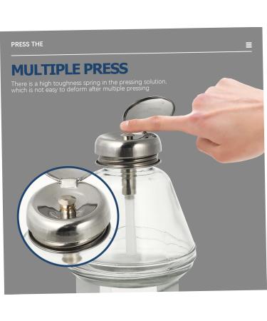 FRCOLOR Press Cleaning Solution Bottle Nail Color Remover Dispenser Nail Polish Remover Dispenser Manicure Press Bottle Empty Press Dispenser Liquid Travel Bottle Glass - Buy Online on GoSupps.com