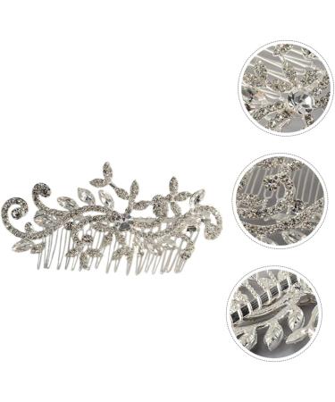 DOITOOL Wedding Hair Accessories Hair Side Combs Bridal Hair Comb Wedding Hair Comb Hair Combs for Wedding Decor Wedding Accessories for Brides White Rhinestones Rhinestone Hair Prom Miss - Buy Online on GoSupps.com