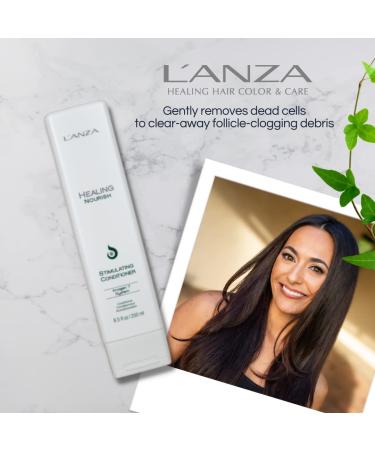 L'ANZA Healing Nourish Stimulating Conditioner - Promotes Healthy Hair Growth, Removes Dead Skin Cells, Sebum, and DHT - 8.5 Fl Oz - Buy Online on GoSupps.com
