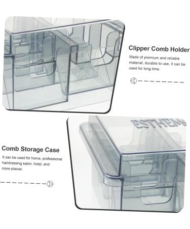 DOITOOL Limit Comb Storage Box Vacuum Toys for Kids Hairdressing Tool Organizer Guide Hair Cutting Scissors Holder Barber Supplies Hair Salon Clipper Holder Comb Case Abs Bracket - Buy Online on GoSupps.com