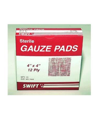 Buy Gauze Pads 4x4 inches (Pack of 10) - Ideal for Wound Care | International Shipping Available - Buy Online on GoSupps.com