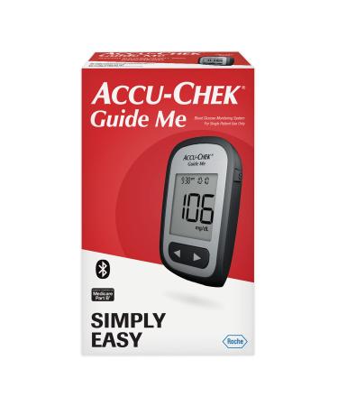 Accu-Chek Guide Me Meter for Diabetic Blood Glucose Testing