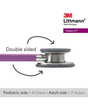 3M Littmann Classic III Monitoring Stethoscope Lavender Tube 27 - 5832 - Buy Online on GoSupps.com