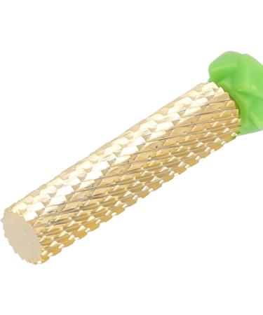 Barrel Nail Drill Bit for Acrylic Gel Flat Top Tungsten Steel Cuticle Removal Pedicure Manicure Nail Polish Bit Gold (130#-C) - Buy Online on GoSupps.com