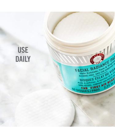 Facial Radiance Pads with Glycolic & Lactic Acids - Exfoliating Face Pads - Buy Online on GoSupps.com