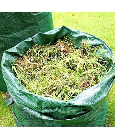 Spkaodngo 270L Waste Bag Strong Waterproof Heavy Duty Reusable Foldable Rubbish Grass Sack - Buy Online on GoSupps.com