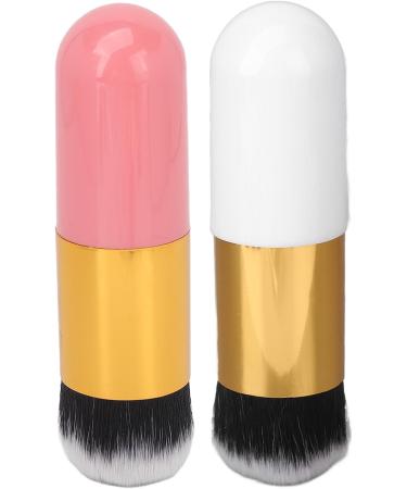 Facial Foundation Makeup Brush Artificial Fiber Soft Skin Friendly Chubby Makeup Brush Pink Gold White Gold - Buy Online on GoSupps.com
