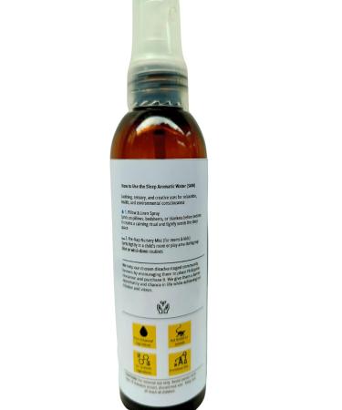 Plantsville HEALTH Organic Philippine Cinnamon & Lemongrass Sleep Aromatic Water to sleep better 100 ml (3.38 US fl oz) x 2 bottles packed in Filipino Tampipi or box with abaca & hablon gift ribbon. - Buy Online on GoSupps.com