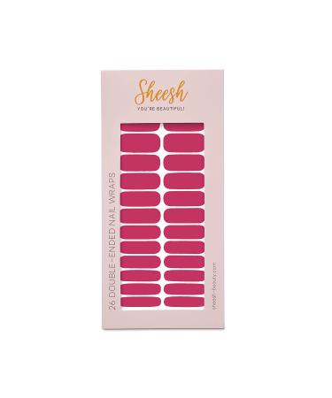 Sheesh Palm Springs Pool Party Nail Cack to stick on 26 self-adhesive nail foils for up to 4 applications premium nail polish foils for the perfect manicure at home nail wraps in trend colors