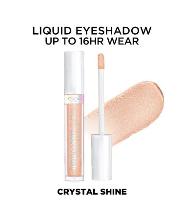 L'Or al Paris Brilliant Eyes Shimmer Liquid Eye Shadow Makeup - Crystal Shine 0.1 Fl Oz - Buy Online on GoSupps.com
