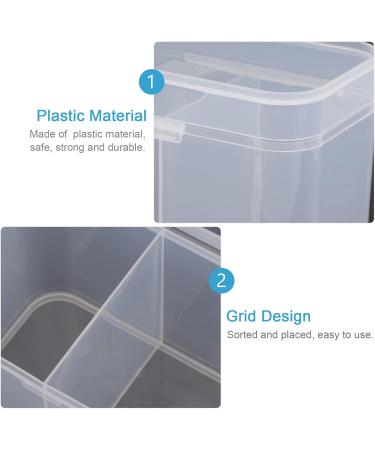 Premium 2-Piece Makeup Case & Cosmetic Cotton Holder Set | Versatile Tubular Round Pads & Storage for Bathroom | International Shipping - Buy Online on GoSupps.com