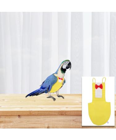 Buy Iplusmile Bird Diaper - Soft Flight Suit with Bowtie Decor for Nymphensittich - XL Yellow - International Shipping Available - Buy Online on GoSupps.com