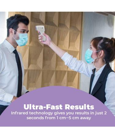 HoMedics Non-Contact Infrared Forehead Thermometer - Fast & Accurate Readings with High-Fever Alert - Buy Online on GoSupps.com