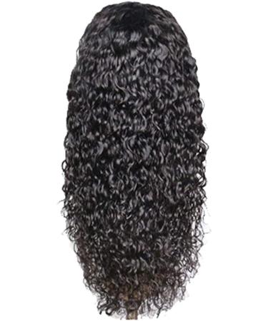 Tianbi 61 cm Curled Wig - Long Loose Lace Closure Brazilian Curly Front Wig for Black Women | Heat-Resistant Virgin Hair - Buy Online on GoSupps.com