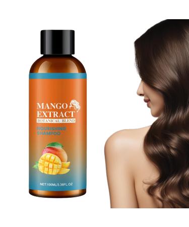 Moisturizing shampoo 100 ml soothing hair and scalp cleanser natural shampoo with fruit extracts for men women seniors damaged by dryness frizz thickening