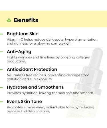10% Vitamin C Face Serum with Hyaluronic Acid for Glowing Skin | Non Irritating Safe for Sensitive Skin | Non Sticky | Clinically Proven Formula | For Men and Women | 25 mL (0.84 fl oz) - Buy Online on GoSupps.com
