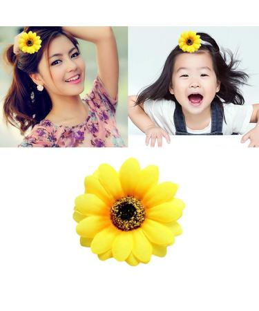 inSowni 25 Pack Hawaiian Wedding Sunflower Daisy Alligator Hair Clips for Women and Girls - Buy Online on GoSupps.com