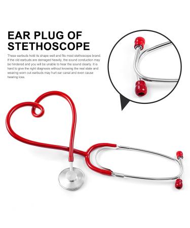 Hemobllo Replacement Stethoscope Ear Tips - 10 Pairs Soft-Sealing Earplugs for Stethoscopes Random Colors International Shipping - Buy Online on GoSupps.com