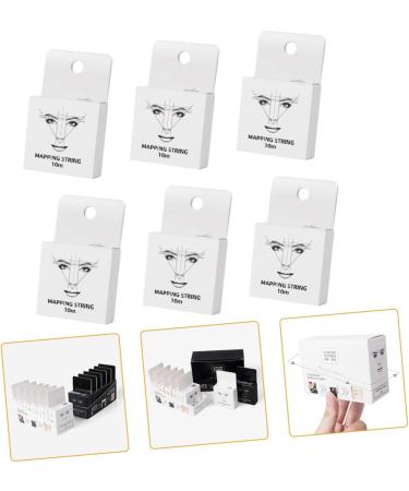 SKISUNO Eyebrow Stencil 6boxes Embroidered Supplies Tools Tattooing Mapping Makeup Practical Auxiliary Drawing Salon - Buy Online on GoSupps.com
