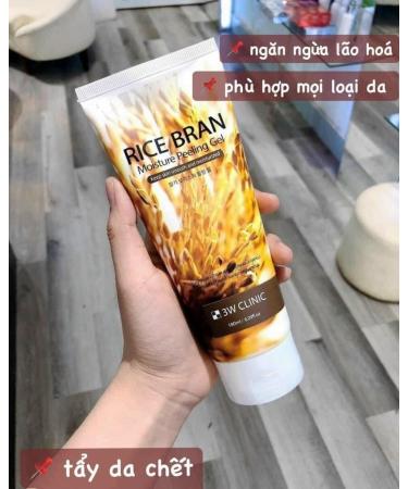 Miss Korea Official Productor_Rice Bran Moisture Peeling Gel 180ml/ 6.09 fl.oz. Exfoliation/Sebum Management/Blackhead Management with Smooth and Refreshing Feeling - Buy Online on GoSupps.com