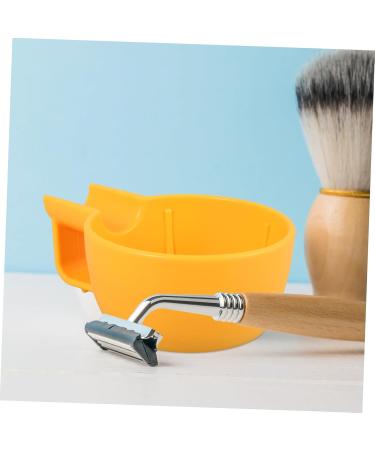 Beaupretty 3-Piece Travel Shaving Foam Set | Small Razor Shell & Decorative Bowl | Natural Yellow Shaving Container | International Shipping Available - Buy Online on GoSupps.com