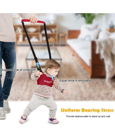 Vicloon Hand-held Baby Walker | Toddler Walking Assistant - Red - Buy Online on GoSupps.com