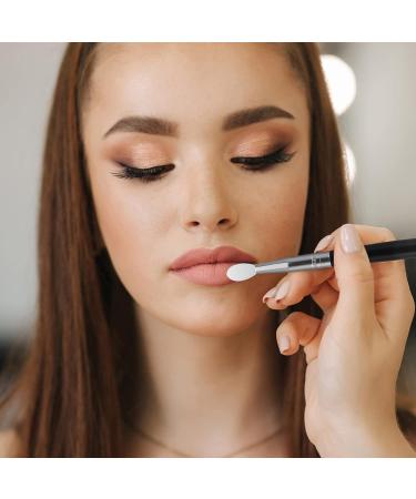 FRCOLOR 6pcs Silicone Lip Mask & Eyeshadow Brushes - Perfect Lipstick Applicator & Makeup Brushes for Women - Black 14.5x0.5cm - Buy Online on GoSupps.com