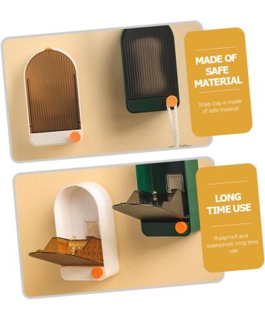 BRIGHTFUFU 2pcs Boxes Soap Drain Box Household The Hips Wall Hanging - Buy Online on GoSupps.com