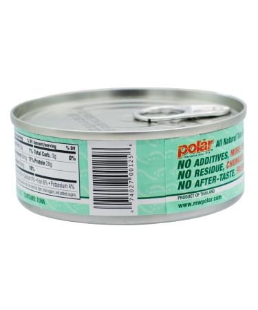MW Polar Chunk Light Tuna in Water 5oz (Pack of 12) - Wild Caught & Sustainable | Dolphin Safe & Gluten Free - Easy Open Can - Buy Online on GoSupps.com