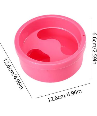 Kuxiptin Manicure Bowl Bowl Manicure Spa Bowl Nail Dipping Container Manicure Tool Manicure Hand Bowl Hand Wash Spa Tool for Women and Girls Pink - Buy Online on GoSupps.com