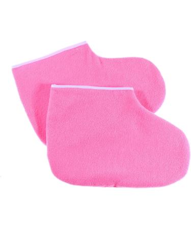 Beaupretty Wax Work Gloves work glove for women spa was bath foot cover mittens paraffin foot cover sock Miss feet Thehandy medium Pink - Buy Online on GoSupps.com