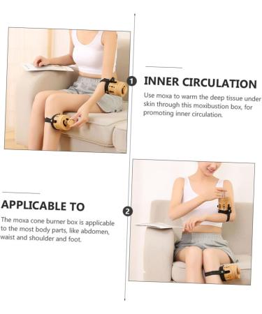 Clispeed Kasten Smoke-Free Moxibus Tube - Bamboo Moxibustion Tool for Massage | Moxa Tube & Gel Holder - Shop Now! - Buy Online on GoSupps.com