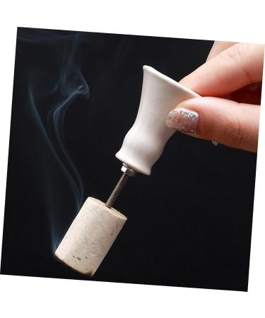 SEWOART Moxibustion Massage Tools - Ceramic Moxa Stick Holder Earth Colors Ideal for Healing & Relaxation - Buy Online on GoSupps.com