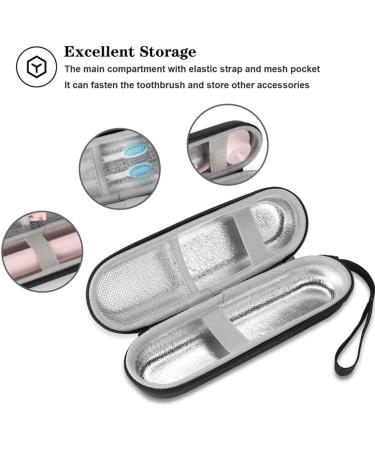 Jskwike Hard Shell Electric Toothbrush Travel Case - Durable & Portable Holder for Traveling - Buy Online on GoSupps.com