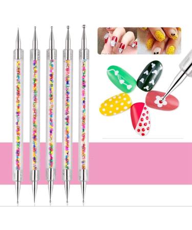 Panysilioer Nail Art Pen Pedicure Crystals Silicone Manicure Nail Point Drill Pen Drawing Polish Rhinestones Picker Pen - Buy Online on GoSupps.com
