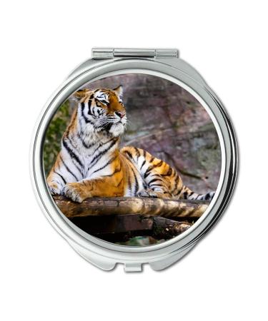 Mirror Compact Mirror animal big cat jungle pocket mirror portable mirror