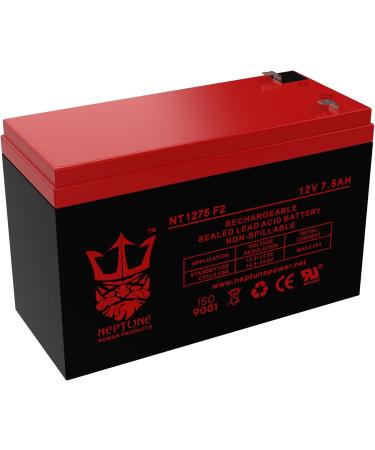 Neptune NT1275F2 SLA Battery Replacement - 12V 7.5AH 8Ah 9AH F2/F1 | Worldwide Shipping - Buy Online on GoSupps.com