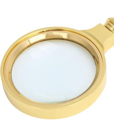 Handheld Magnifier Alloy Carved Handle Magnifying Glass Elderly Reading Magnifier with Key Ring Reading Magnifier Loupe Glasses for Book and Newspaper Reading - Buy Online on GoSupps.com