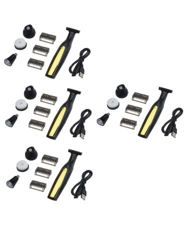 4 Sets Nose Hair Trimmer Household Man Trimmer Portable Travel Electric Shaver Men Trimming Razor Electric Man Razor Electric Razor for Men Home Electric Razor Shavers for Men
