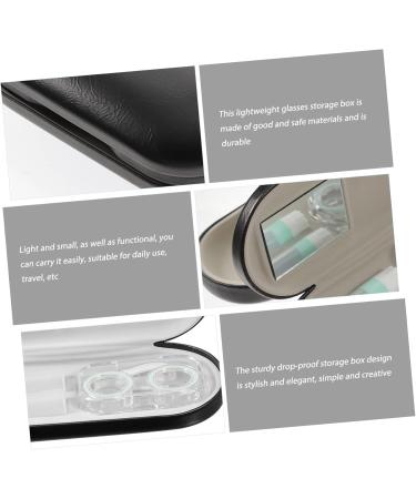 Lurrose Double-Layer Glasses Case | Multi-Purpose Contact Lens & Sunglasses Holder | 16x7x5.5cm | Ideal for Outdoor Use | International Shipping Available - Buy Online on GoSupps.com