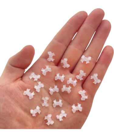 100pcs/bag Crystal Bows Nail Charm Bowknot 3d Nail Art DIY Bows Nails Jewelry Bowknot Nail Art Decals Bowknot Nail Multi-Color - Buy Online on GoSupps.com