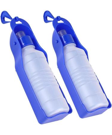 Jorzer 2Pcs Dog Water Bottle 8.45 OZ Portable Dog Water Bottle 
