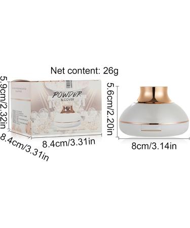 Finishing Powder | Compact Finishing Powder for Long Lasting Foundation | Oil Control & Waterproof Finish Plant Shine Control Powder Teksome - Buy Online on GoSupps.com