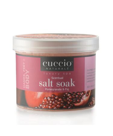Cuccio Naturale Scentual Salt Soak - Invigorating Salts With An Irresistible Scent - Rejuvenate And Soothe Tired Feet - Softens And Leaves The Skin Fresh And Clean - Pomegranate And Fig - 29 Oz - Buy Online on GoSupps.com