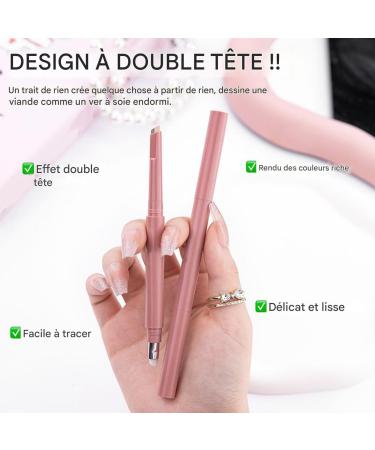  BommFu Eye Highlighter Illuminating Eye Makeup Stick Long-Lasting Light Makeup Pen 2.5g for Daily Use Travel Parties Morning Work - Buy Online on GoSupps.com