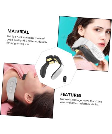 Neck Massage Device Set - Knette Massager for Back & Cervical Spine Care | White Office Health Gear | Perfect Gifts - Buy Online on GoSupps.com