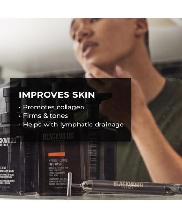 Blackwood For Men Eye Roller - Anti-Aging Skincare Massager for Puffy Eyes & Dark Circles - Spa Jade Roller Alternative - Buy Online on GoSupps.com